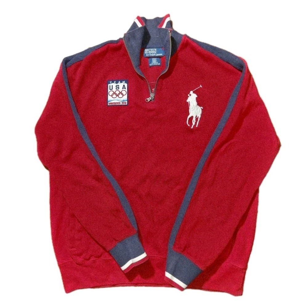 Polo Ralph Lauren Team USA Winter Olympics Vancouver Sweater - Size Large mens